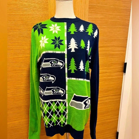 NFL TEAM SWEATER | Seattle Seahawks | Mens Medium - Picture 1 of 4